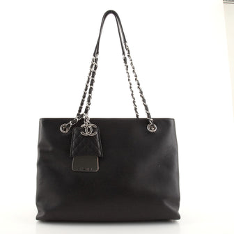 Chanel Accordion Shopping Tote Lambskin Medium