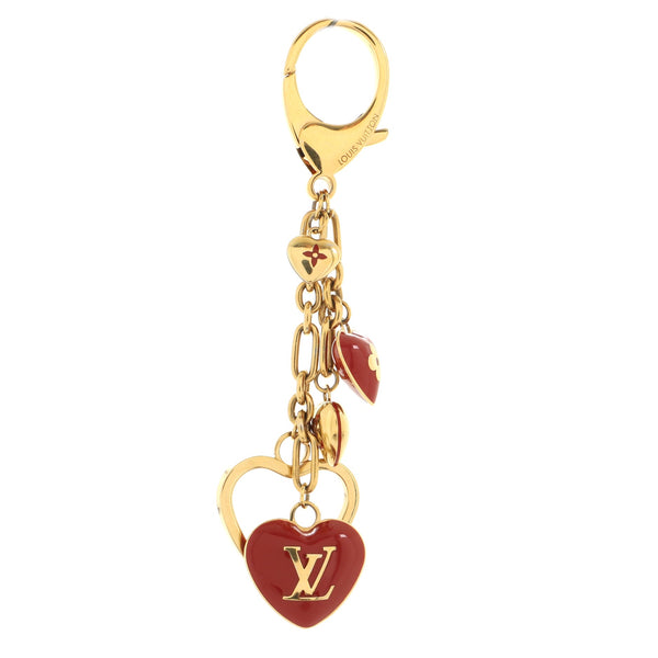 Louis Vuitton Love Lock Heart Key Holder, Yellow, One Size