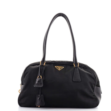Prada Bowling Shoulder Bag Tessuto Medium