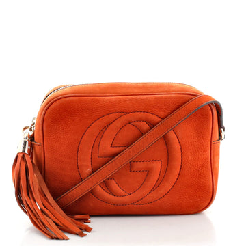 Gucci Soho Disco Crossbody Bag Nubuck Small