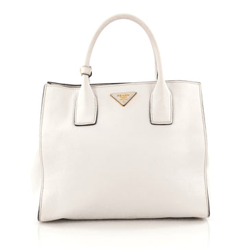 Prada Twin Shopping Tote Vitello Daino Medium