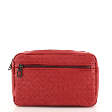 Bottega Veneta Front Pocket Wristlet Clutch Intrecciato Nappa Medium