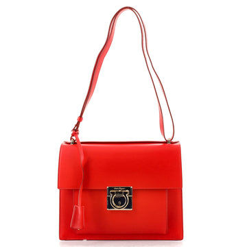 Salvatore Ferragamo Marisol Shoulder Bag Leather Small