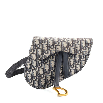 Christian Dior Saddle Belt Bag Oblique Canvas