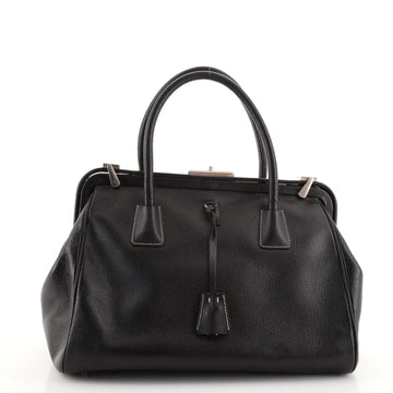 Prada Madras Cerniera Doctor Bag Leather Small