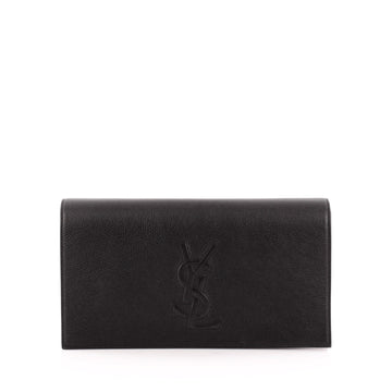 Saint Laurent Belle de Jour Clutch Leather Large