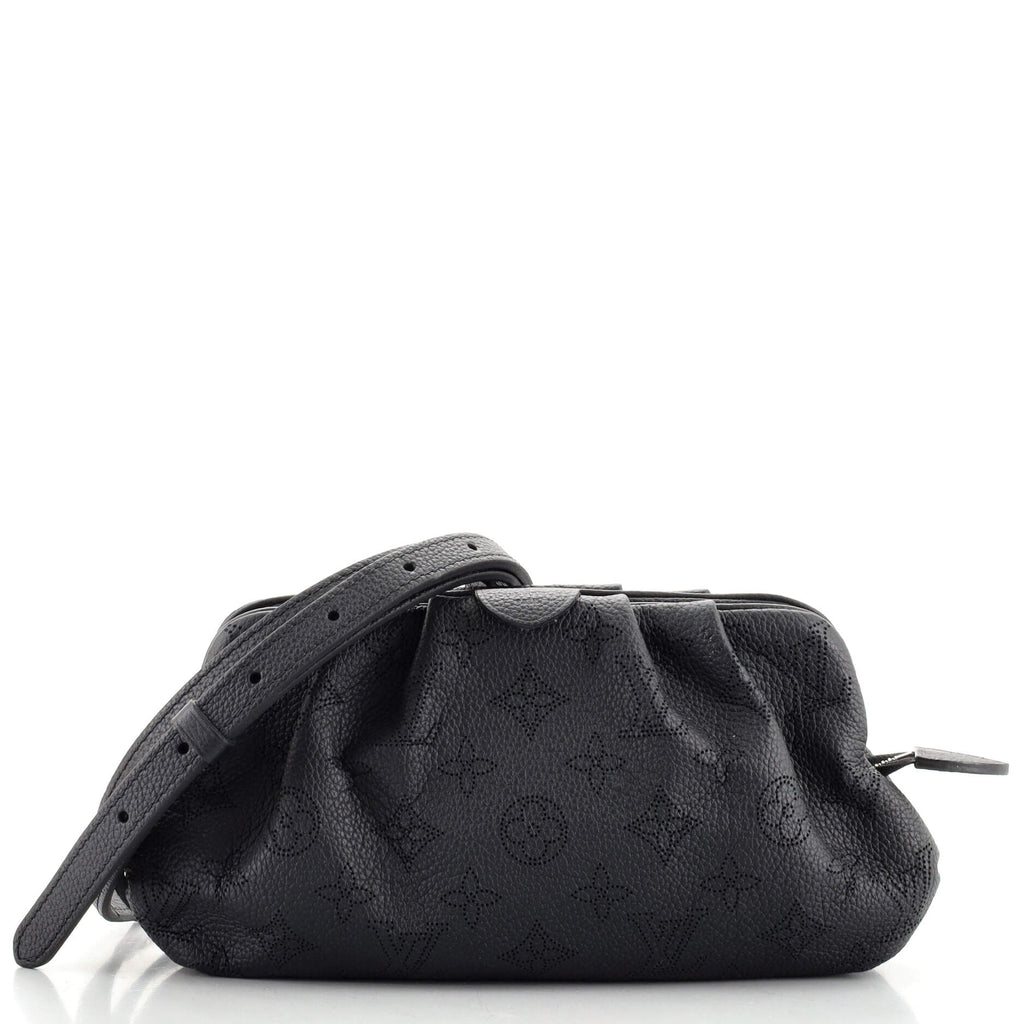 Louis Vuitton Mahina Scala Mini Pouch, Black