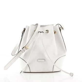 Gucci Bright Bucket Bag Diamante Leather Large