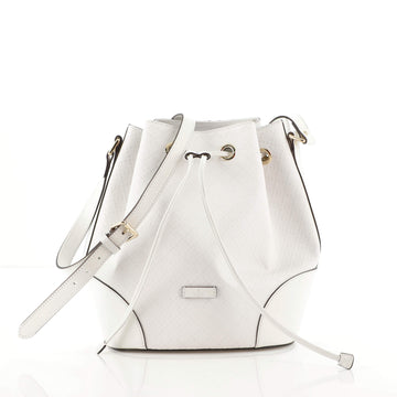Gucci Bright Bucket Bag Diamante Leather Large