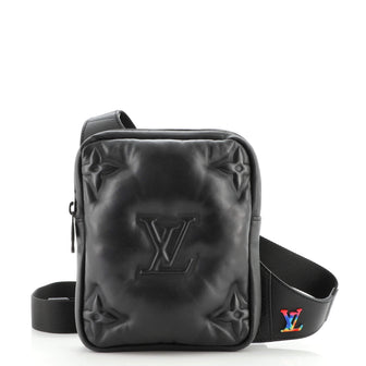 Louis Vuitton A4 Asymmetrical Sling Bag Monogram Embossed Lambskin