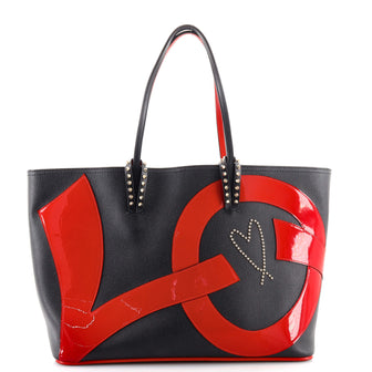 Christian Louboutin Cabata East West Tote Leather with Patent Large