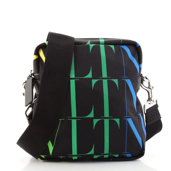 Valentino VLTN Times Crossbody Bag Printed Nylon Small