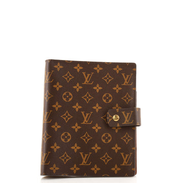 Louis Vuitton Ring Agenda Cover Monogram Canvas GM