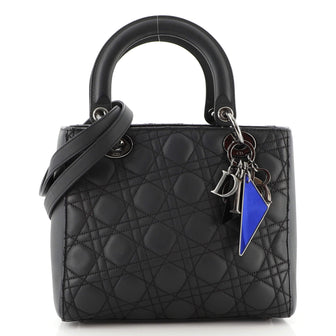 Christian Dior Lady Dior Bag Anselm Reyle Cannage Quilt Leather Medium