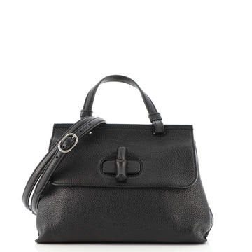 Gucci Bamboo Daily Top Handle Bag Leather Small