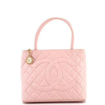 Chanel Medallion Tote Quilted Caviar