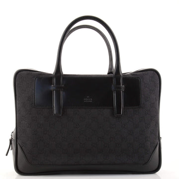 Gucci Briefcase GG Canvas with Leather Large