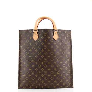 Louis Vuitton Sac Plat Bag Monogram Canvas