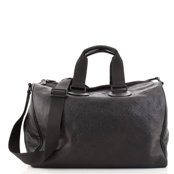 Louis Vuitton Speedy Bandouliere Bag Monogram Shadow Leather 40