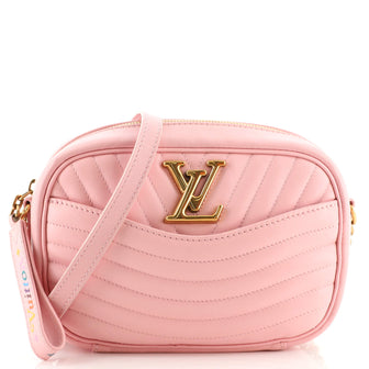 Louis Vuitton New Wave Camera Bag Quilted Leather Pink