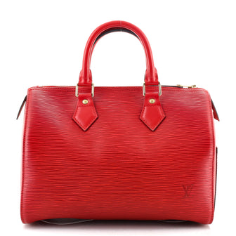 Louis Vuitton Speedy Handbag Epi Leather 25