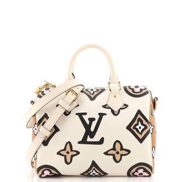 Louis Vuitton Speedy Bandouliere Bag Wild at Heart Monogram Giant 25
