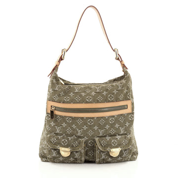 Louis Vuitton Baggy Handbag Denim GM