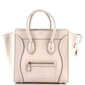 Celine Luggage Bag Grainy Leather Mini