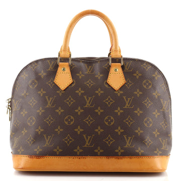 Louis Vuitton Vintage Alma Handbag Monogram Canvas PM
