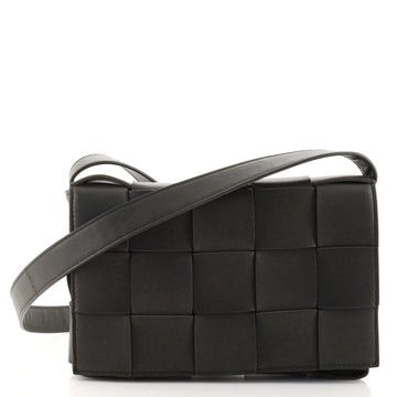 Bottega Veneta Cassette Crossbody Bag Maxi Intrecciato Leather
