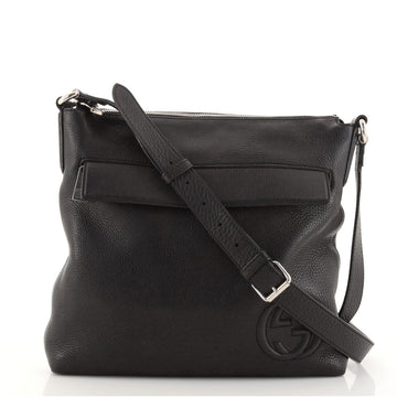 Gucci Soho Front Pocket Messenger Bag Leather Medium