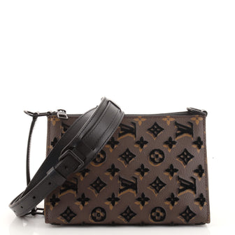 Louis Vuitton Triangle Messenger Monogram Tuffetage Canvas