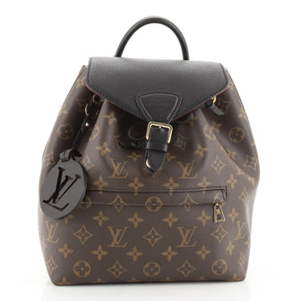 Louis Vuitton Montsouris Backpack NM Monogram Canvas with Leather PM
