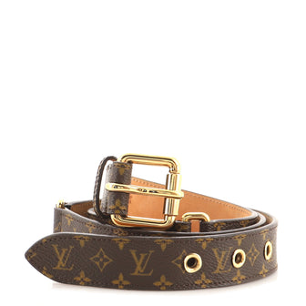Louis Vuitton Ceinture Trio Belt Monogram Canvas Thin