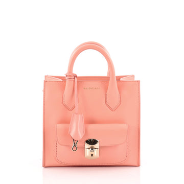 Balenciaga Padlock All Afternoon Tote Leather Mini