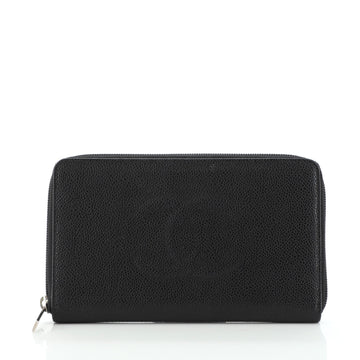 Chanel Timeless CC Zipped Wallet Caviar Long