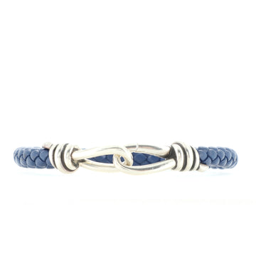 Tiffany & Co. Paloma Picasso Knot Single Braid Bracelet Sterling Silver and Leather
