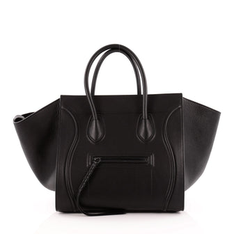 Celine Phantom Handbag Grainy Leather Medium