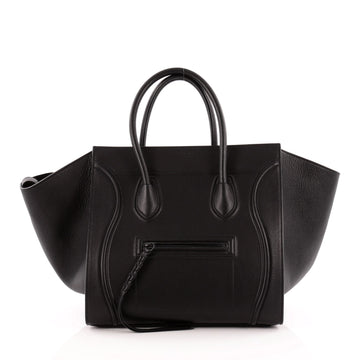 Celine Phantom Handbag Grainy Leather Medium