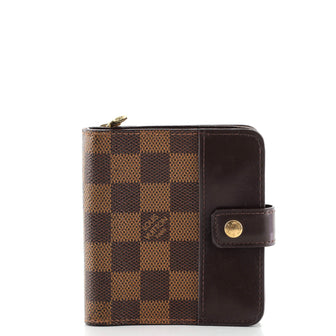 Louis Vuitton Bifold Zip Wallet Damier Compact