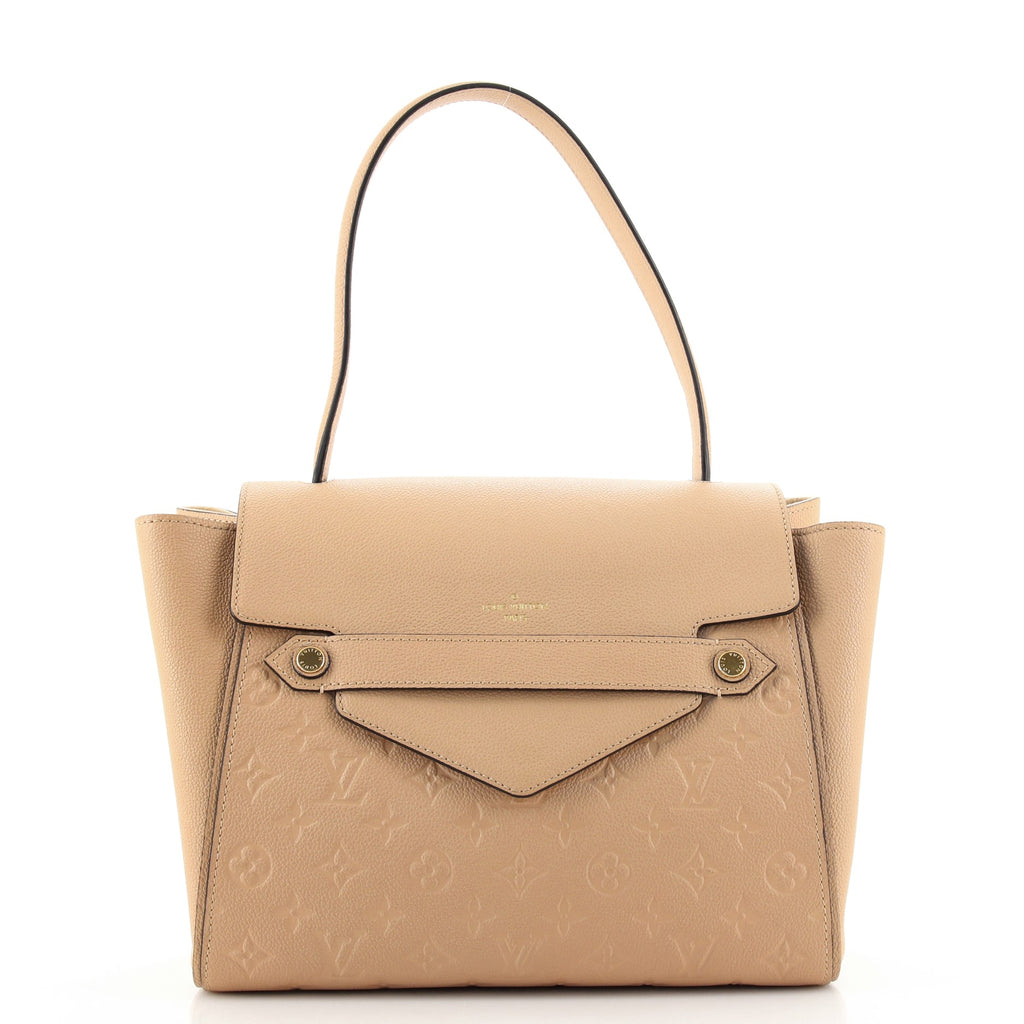 Louis Vuitton Trocadero Handbag Monogram Empreinte Leather Neutral