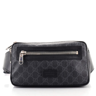 Gucci Soft Zip Belt Bag GG Coated Canvas Small