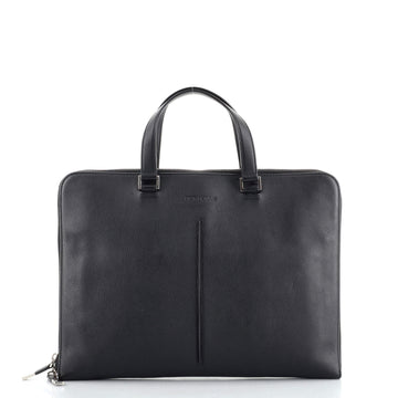 Christian Dior Homme Zip Around Briefcase Leather Large