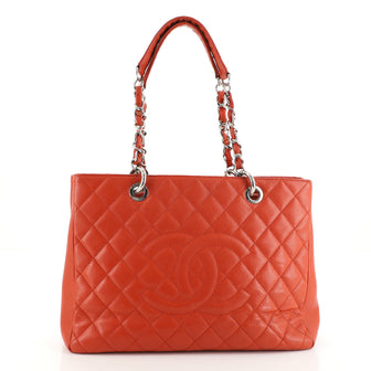 Chanel Grand Shopping Tote Quilted Caviar