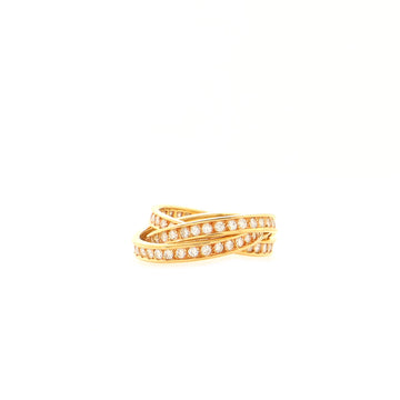 Cartier Trinity Ring 18K Yellow Gold with Diamonds