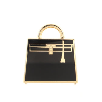 Hermes Curiosite Kelly Laque Charm Metal