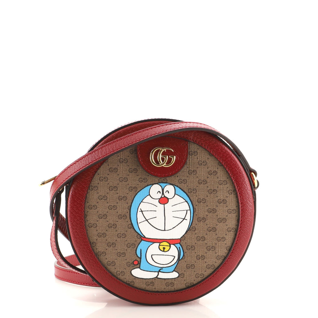 gucci doraemon round bag