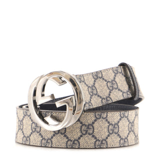 Gucci Interlocking G Belt GG Coated Canvas Medium