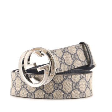 Gucci Interlocking G Belt GG Coated Canvas Medium