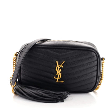 Saint Laurent Lou Camera Bag Matelasse Chevron Leather Mini